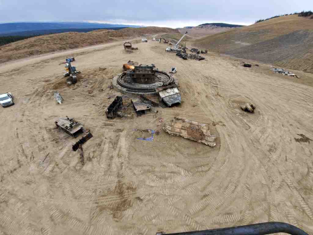 Dragline Excavator in Northern Alberta