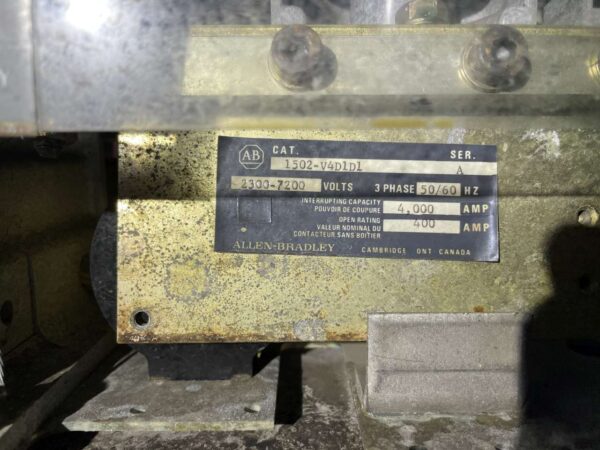 835-001050 Allen Bradley Contactor - Image 2